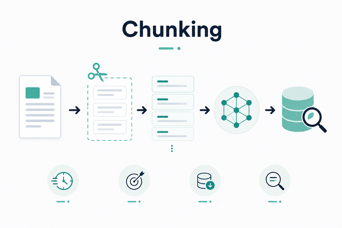 Chunking چیست؟ راهنمای جامع تقسیم‌بندی اسناد برای RAG و هوش مصنوعی