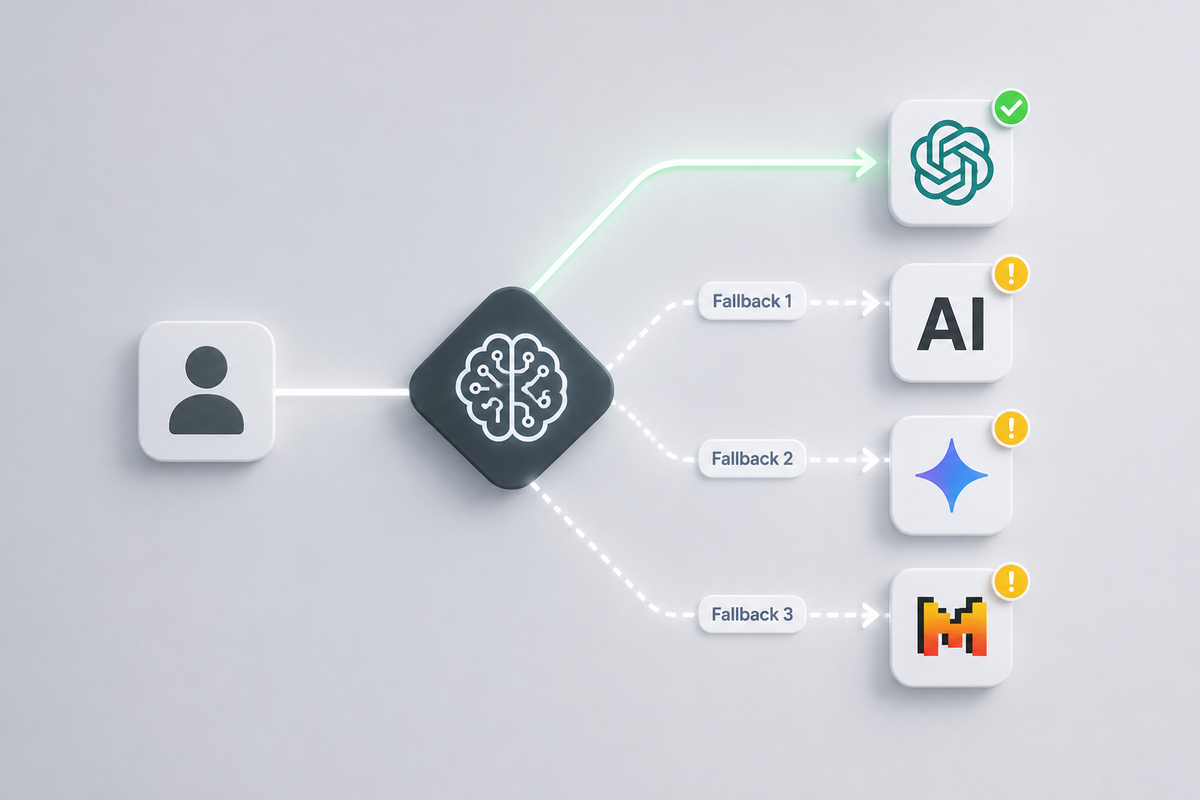 Fallback در هوش مصنوعی چیست؟ راهنمای کامل جایگزینی در API و مدل‌های هوش مصنوعی