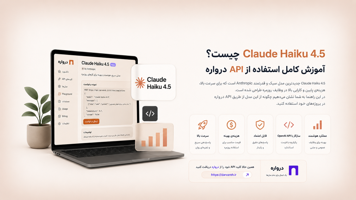 Claude Haiku 4.5 چیست؟ آموزش کامل استفاده از API درواره