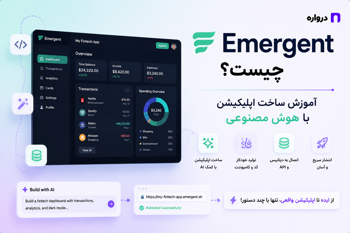 Emergent چیست؟ آموزش ساخت اپلیکیشن با هوش مصنوعی
