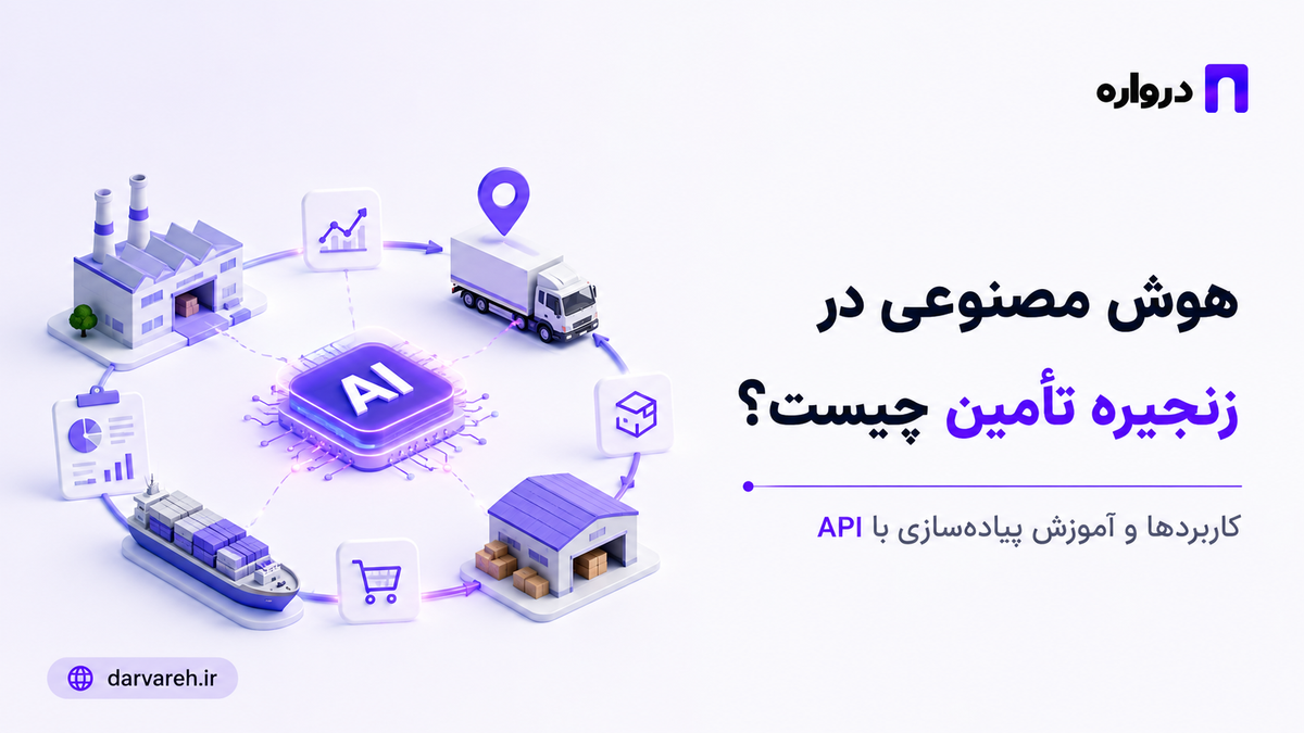 هوش مصنوعی در زنجیره تأمین چیست؟ کاربردها و آموزش پیاده‌سازی با API