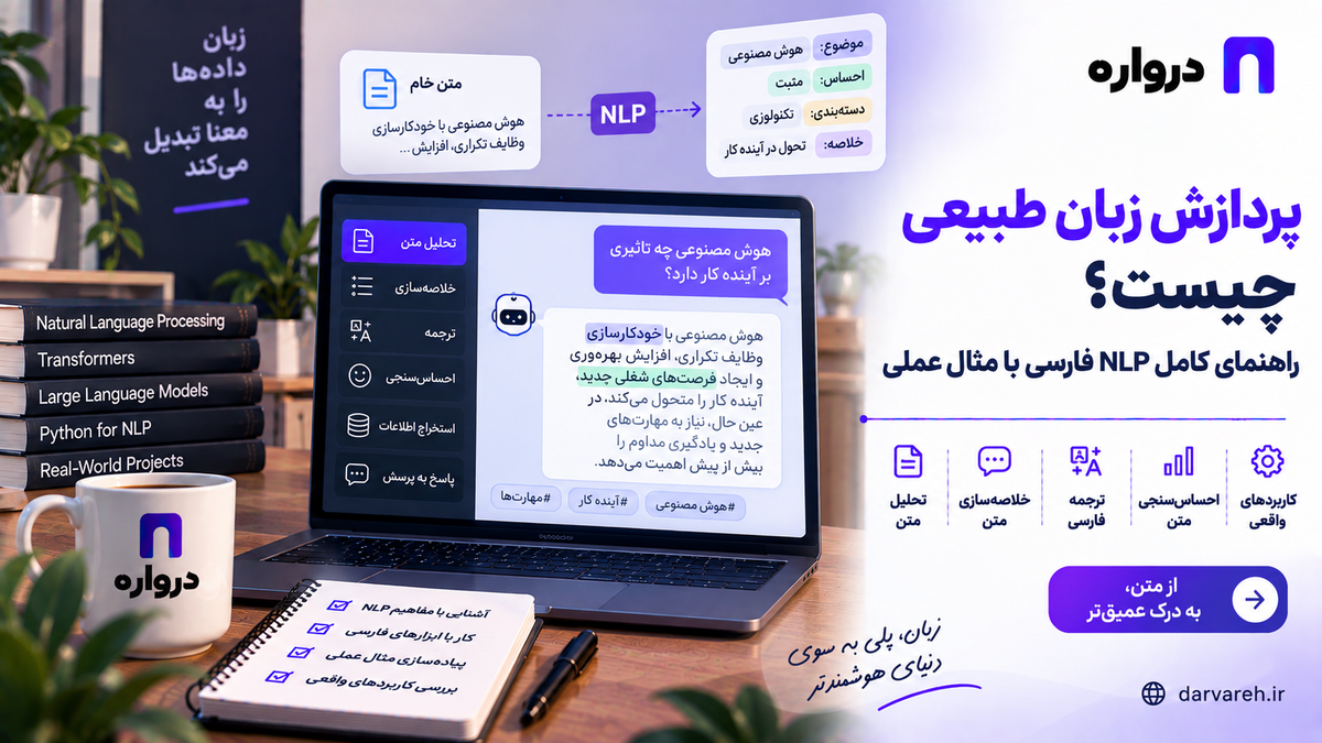پردازش زبان طبیعی و تحلیل متن فارسی با هوش مصنوعی
