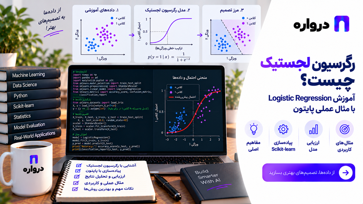 رگرسیون لجستیک چیست؟ آموزش Logistic Regression با پایتون