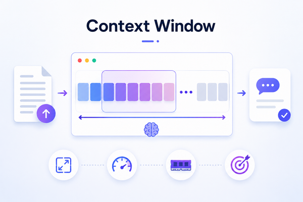 Context Window چیست؟ راهنمای جامع پنجرۀ زمینه در مدل‌های هوش مصنوعی