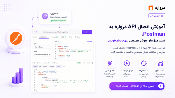 آموزش اتصال API درواره به Postman؛ تست مدل‌های هوش مصنوعی بدون برنامه‌نویسی
