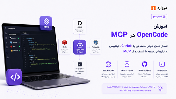 آموزش MCP در OpenCode؛ اتصال عامل هوش مصنوعی به GitHub، دیتابیس و ابزارهای توسعه