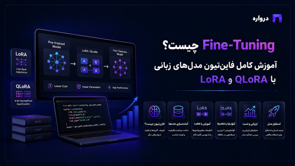 Fine-Tuning چیست؟ آموزش کامل فاین‌تیون مدل‌های زبانی با LoRA و QLoRA