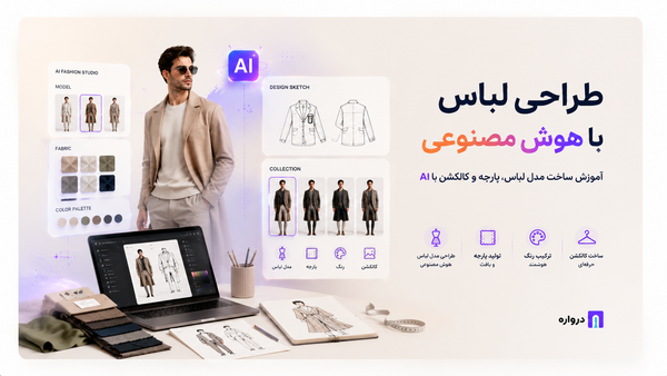 طراحی لباس با هوش مصنوعی؛ آموزش ساخت مدل لباس، پارچه و کالکشن با AI
