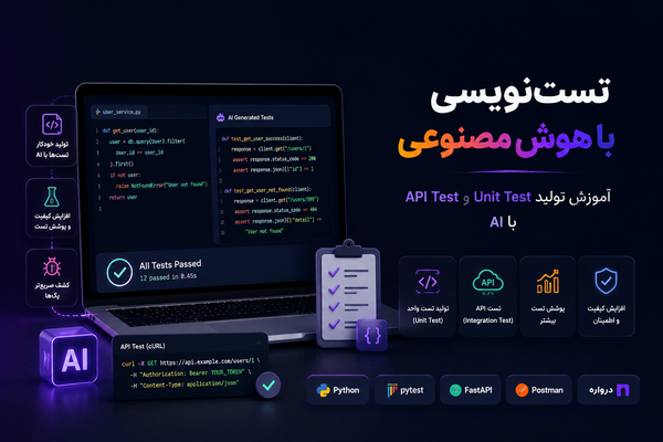 تست‌نویسی با هوش مصنوعی؛ آموزش تولید Unit Test و API Test با AI