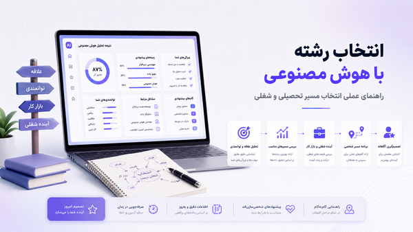 انتخاب رشته با هوش مصنوعی؛ راهنمای عملی انتخاب مسیر تحصیلی و شغلی