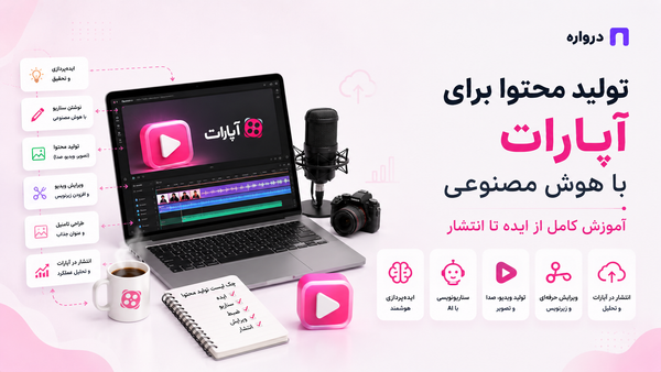تولید محتوا برای آپارات با هوش مصنوعی؛ آموزش کامل از ایده تا انتشار