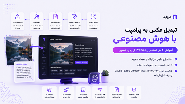 تبدیل عکس به پرامپت با هوش مصنوعی؛ آموزش استخراج Prompt از روی تصویر
