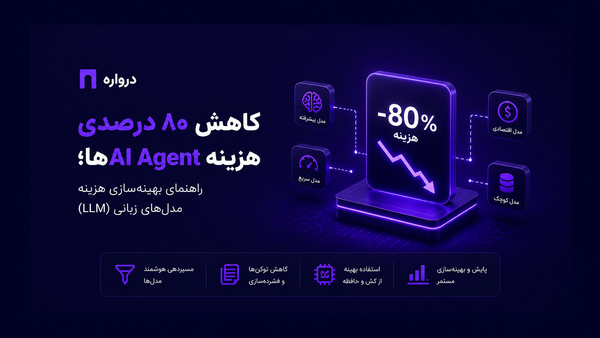 کاهش ۸۰ درصدی هزینه AI Agentها؛ راهنمای بهینه‌سازی هزینه مدل‌های زبانی (LLM)