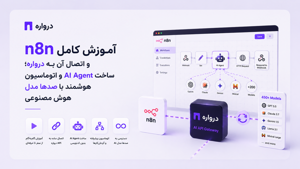 آموزش کامل n8n و اتصال آن به درواره؛ ساخت AI Agent و اتوماسیون هوشمند با صدها مدل هوش مصنوعی