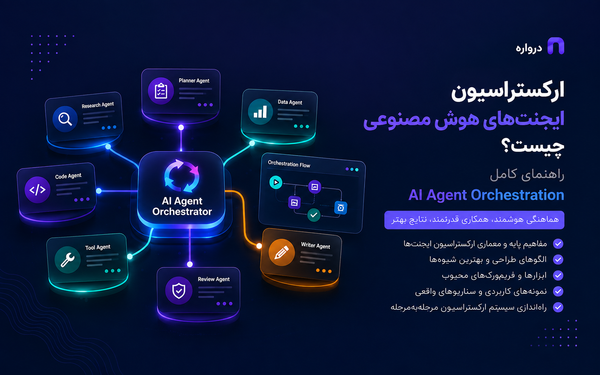 ارکستراسیون ایجنت‌های هوش مصنوعی چیست؟ راهنمای کامل AI Agent Orchestration