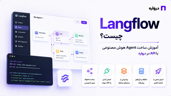 Langflow چیست؟ آموزش ساخت Agent هوش مصنوعی با API درواره