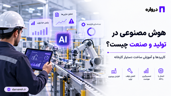 هوش مصنوعی در تولید و صنعت؛ کاربردها و آموزش ساخت دستیار کارخانه