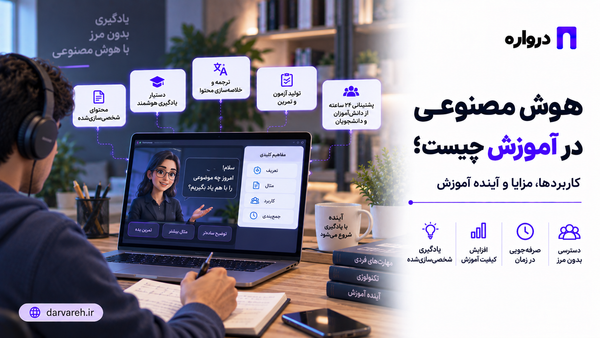 هوش مصنوعی در آموزش چیست؟ کاربردها، مزایا و آینده آموزش