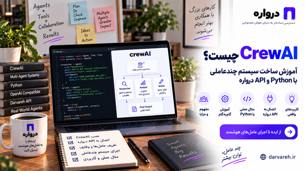  آموزش CrewAI و ساخت سیستم چندعاملی هوش مصنوعی با Python و API درواره