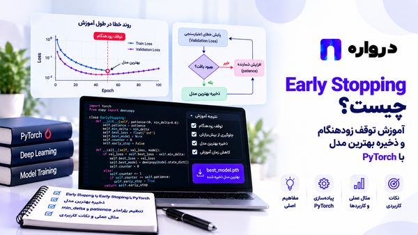 Early Stopping چیست؟ آموزش توقف زودهنگام و ذخیره بهترین مدل با PyTorch