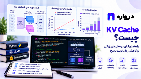 KV Cache چیست؟ راهنمای کش در مدل‌های زبانی و کاهش زمان تولید پاسخ